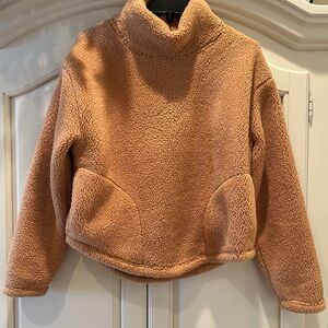 All In Motion Cozy Tan Sherpa Pullover